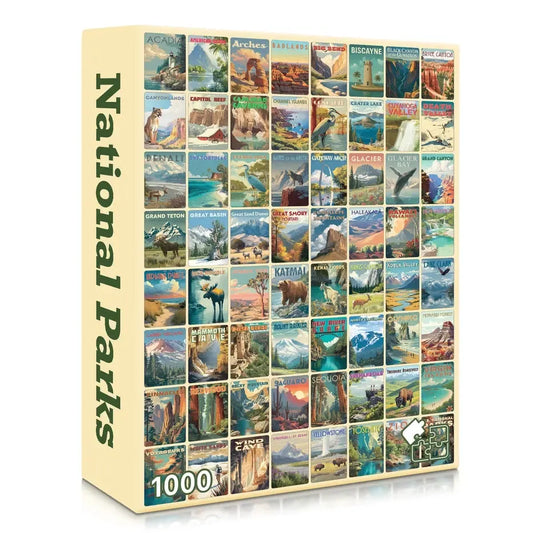 National Parks 1000 Piece Jigsaw Puzzle Final Piece