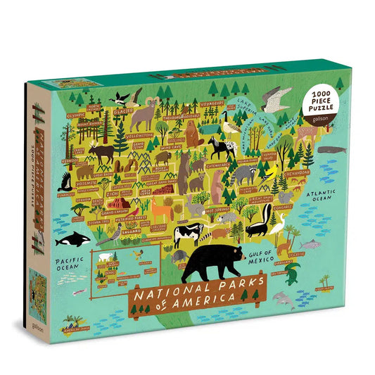 National Parks of America 1000 Piece Jigsaw Puzzle Galison