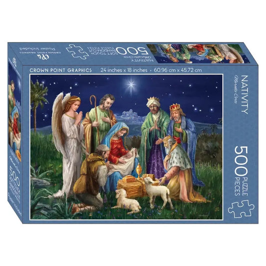 Nativity 500 Piece Soft Touch Jigsaw Puzzle Crown Point