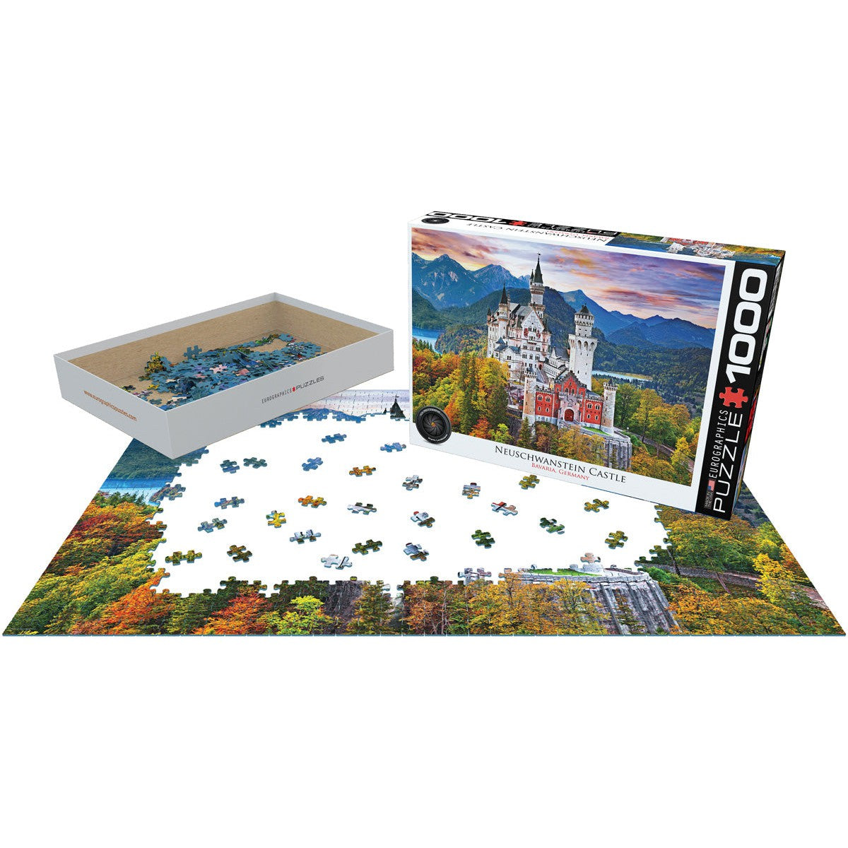 Neuschwanstein Castle Germany 1000 Piece Jigsaw Puzzle Eurographics