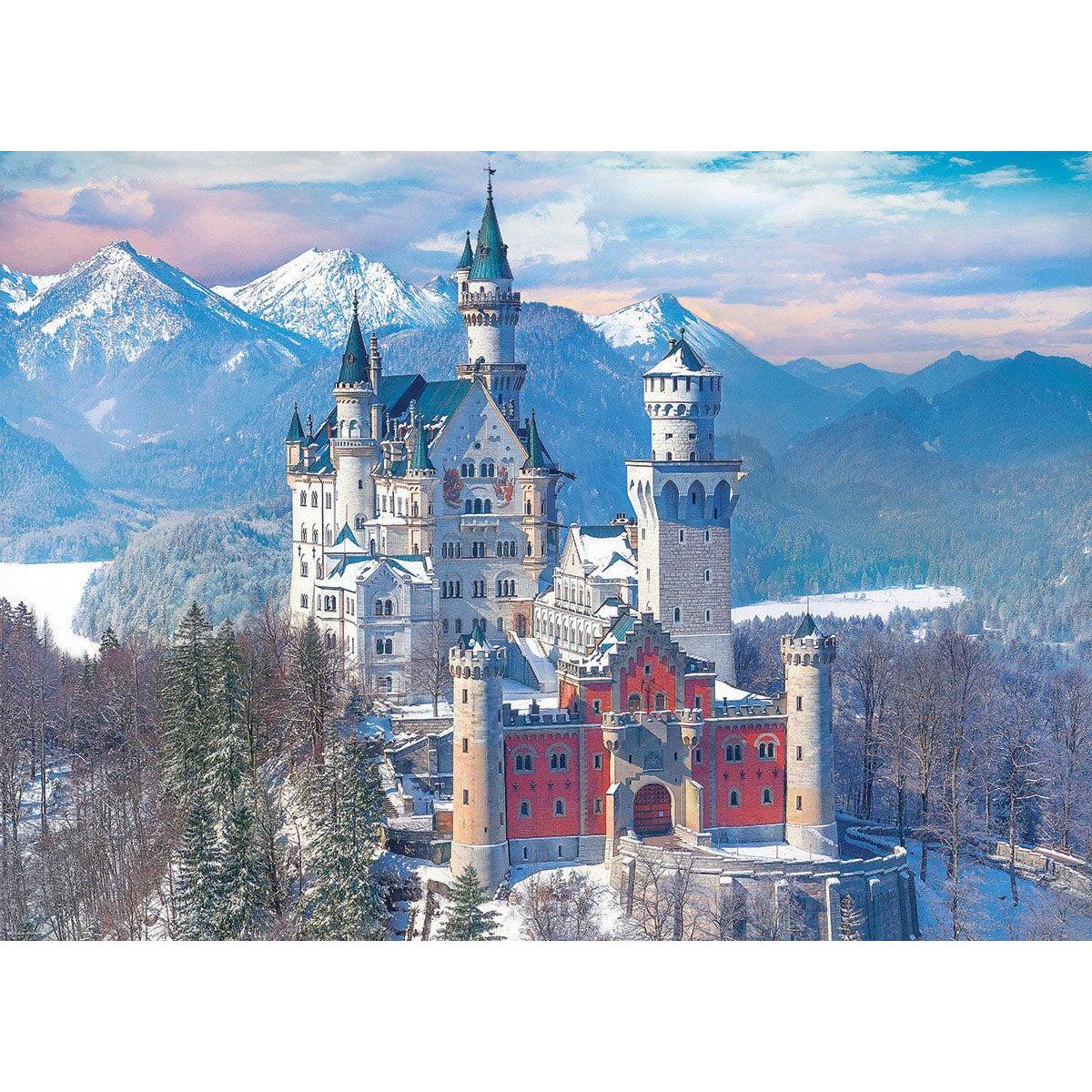 Neuschwanstein Castle in Winter 1000 Piece Jigsaw Puzzle Eurographics