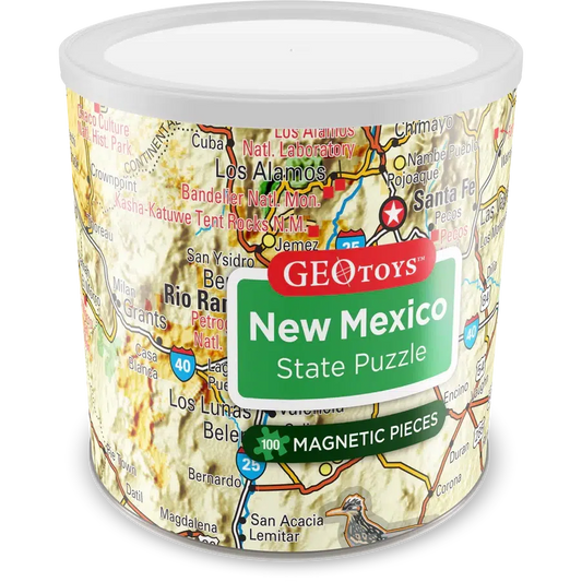 New Mexico State 100 Piece Magnetic Jigsaw Puzzle Geotoys