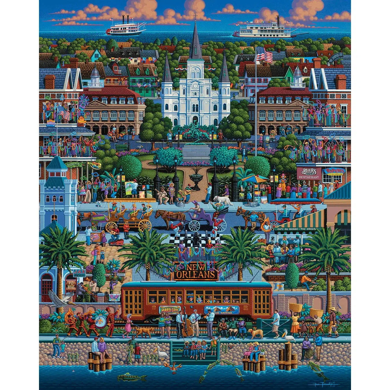 New Orleans 210 Piece Jigsaw Puzzle Dowdle