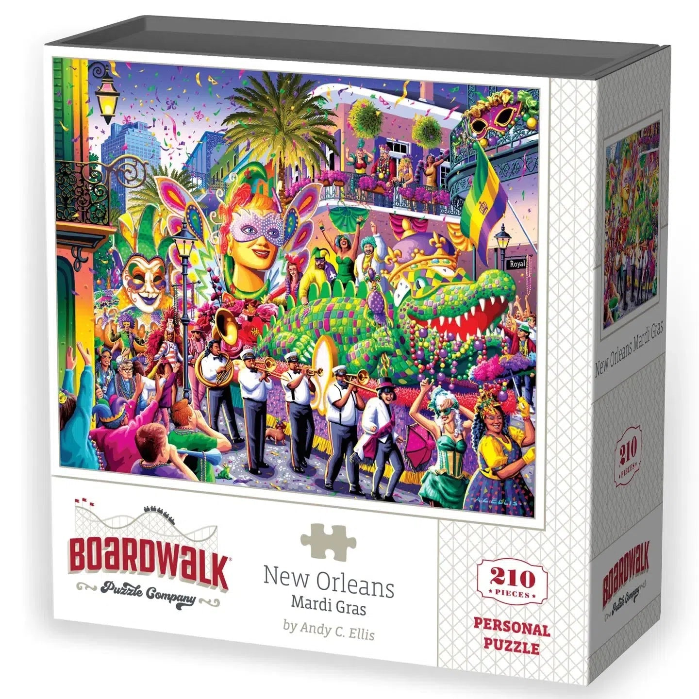 New Orleans Mardi Gras 210 Piece Jigsaw Puzzle Boardwalk