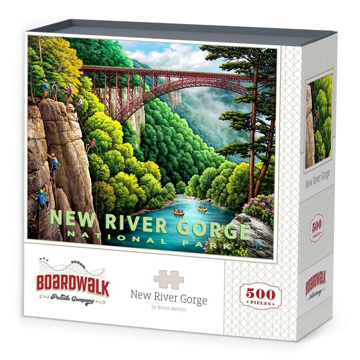 New River Gorge National Park 500 Piece Jigsaw Puzzle Boardwalk