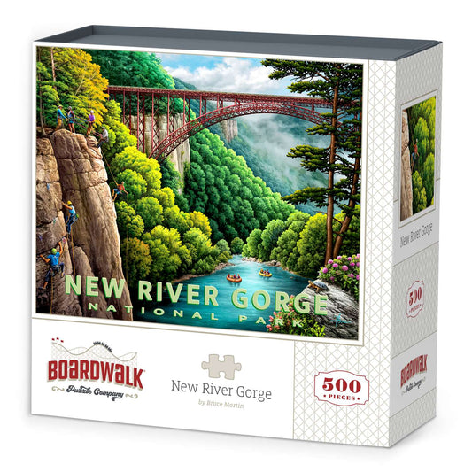 New River Gorge National Park 500 Piece Jigsaw Puzzle Boardwalk