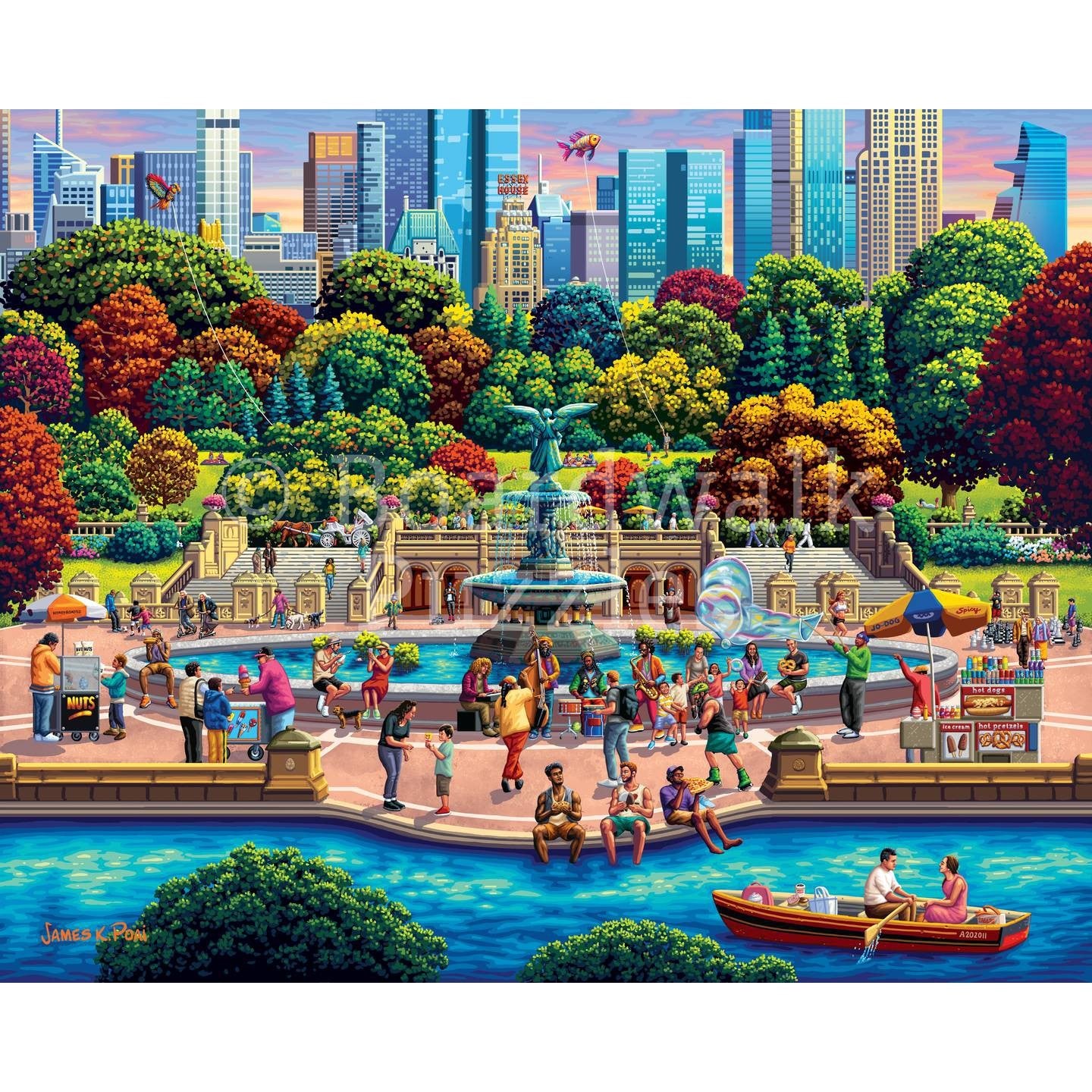 New York Central Park 1000 Piece Jigsaw Puzzle Boardwalk