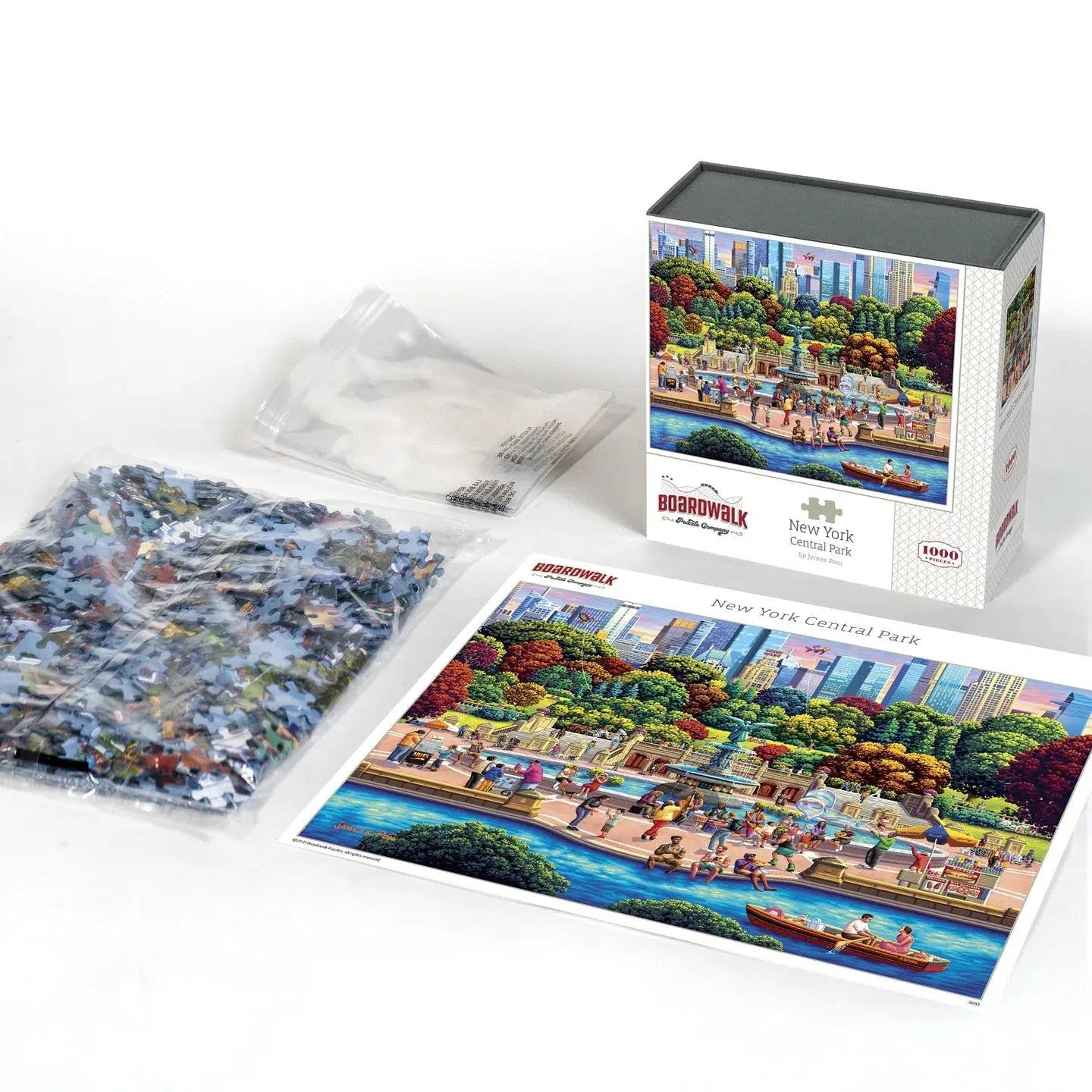 New York Central Park 1000 Piece Jigsaw Puzzle Boardwalk