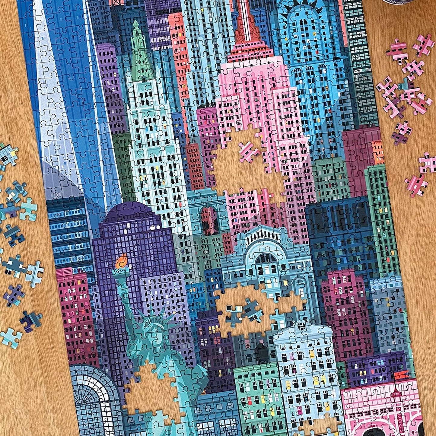 New York City 1000 Piece Jigsaw Puzzle Fred