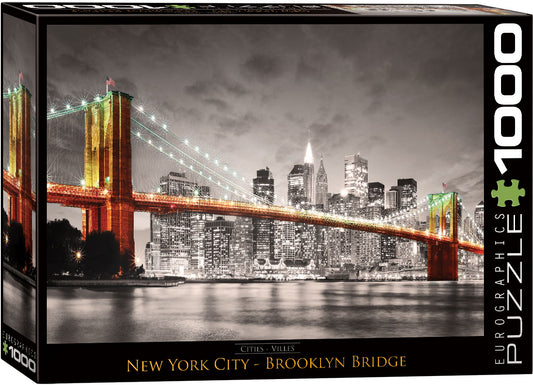 New York City Brooklyn Bridge 1000 Piece Jigsaw Puzzle Eurographics