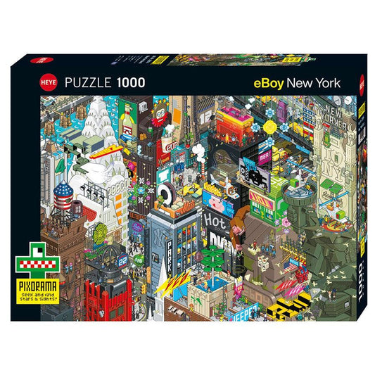 New York Quest Pixorama 1000 Piece Jigsaw Puzzle Heye