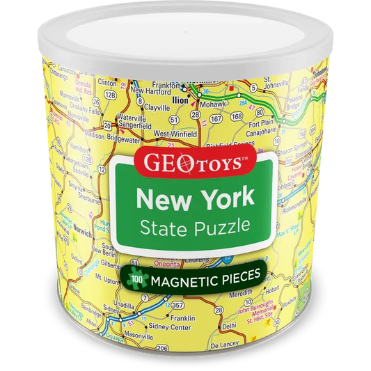 New York State 100 Piece Magnetic Jigsaw Puzzle Geotoys