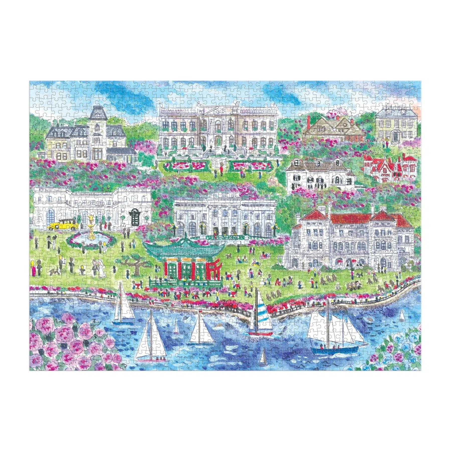 Newport Mansions 1000 Piece Jigsaw Puzzle Galison