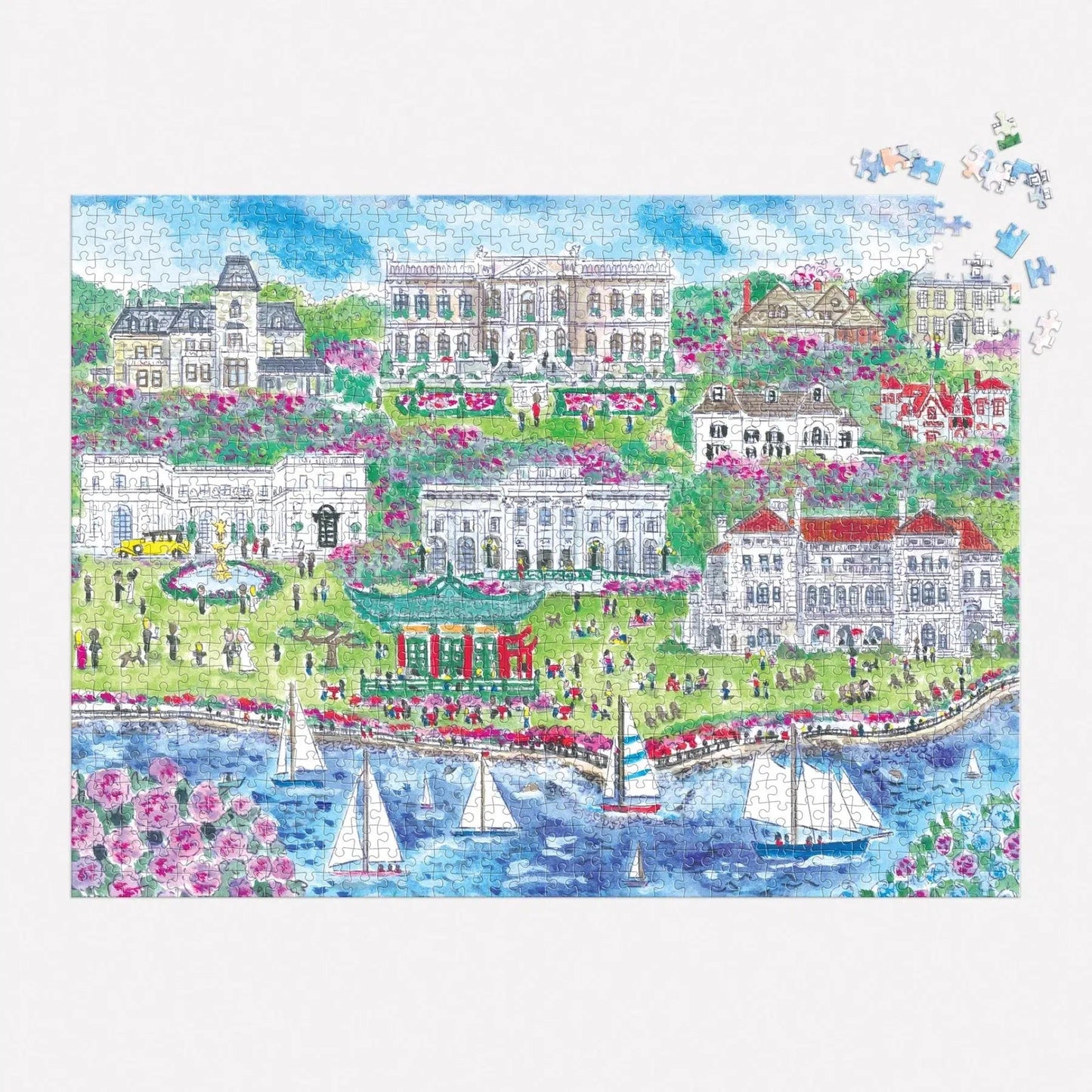 Newport Mansions 1000 Piece Jigsaw Puzzle Galison