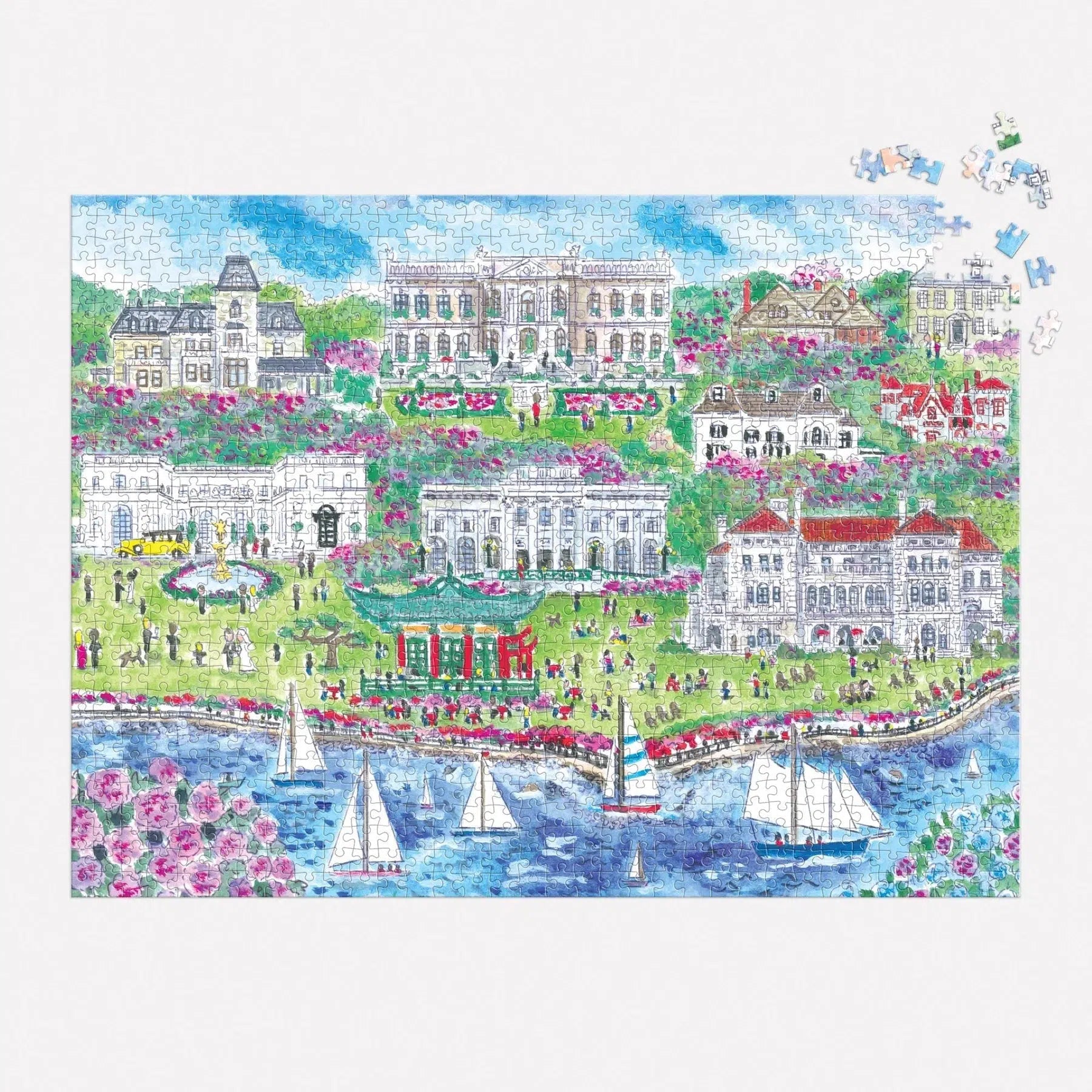 Newport Mansions 1000 Piece Jigsaw Puzzle Galison