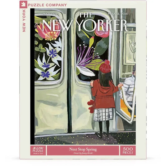 Next Stop Spring The New Yorker 500 Piece Jigsaw Puzzle NYPC
