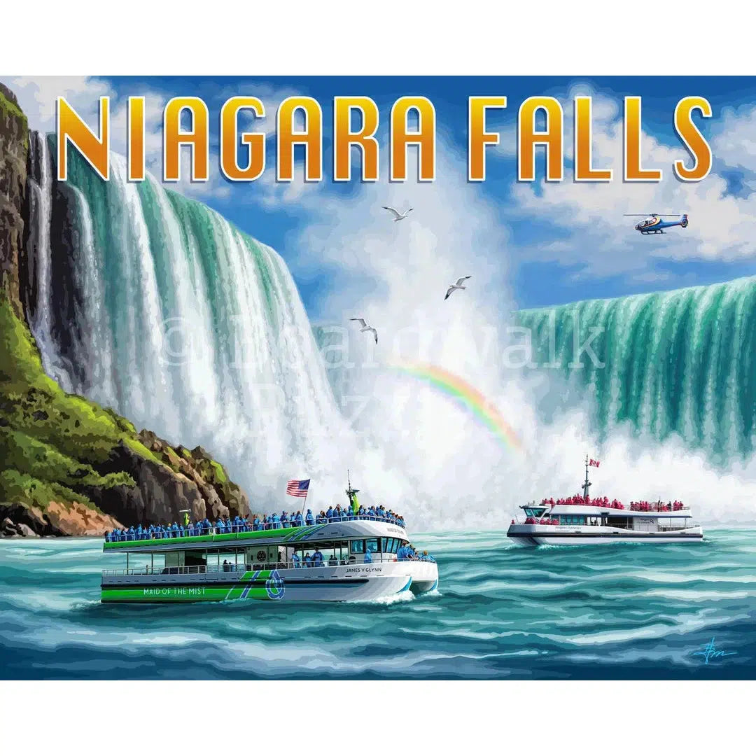 Niagara Falls 210 Piece Jigsaw Puzzle Boardwalk