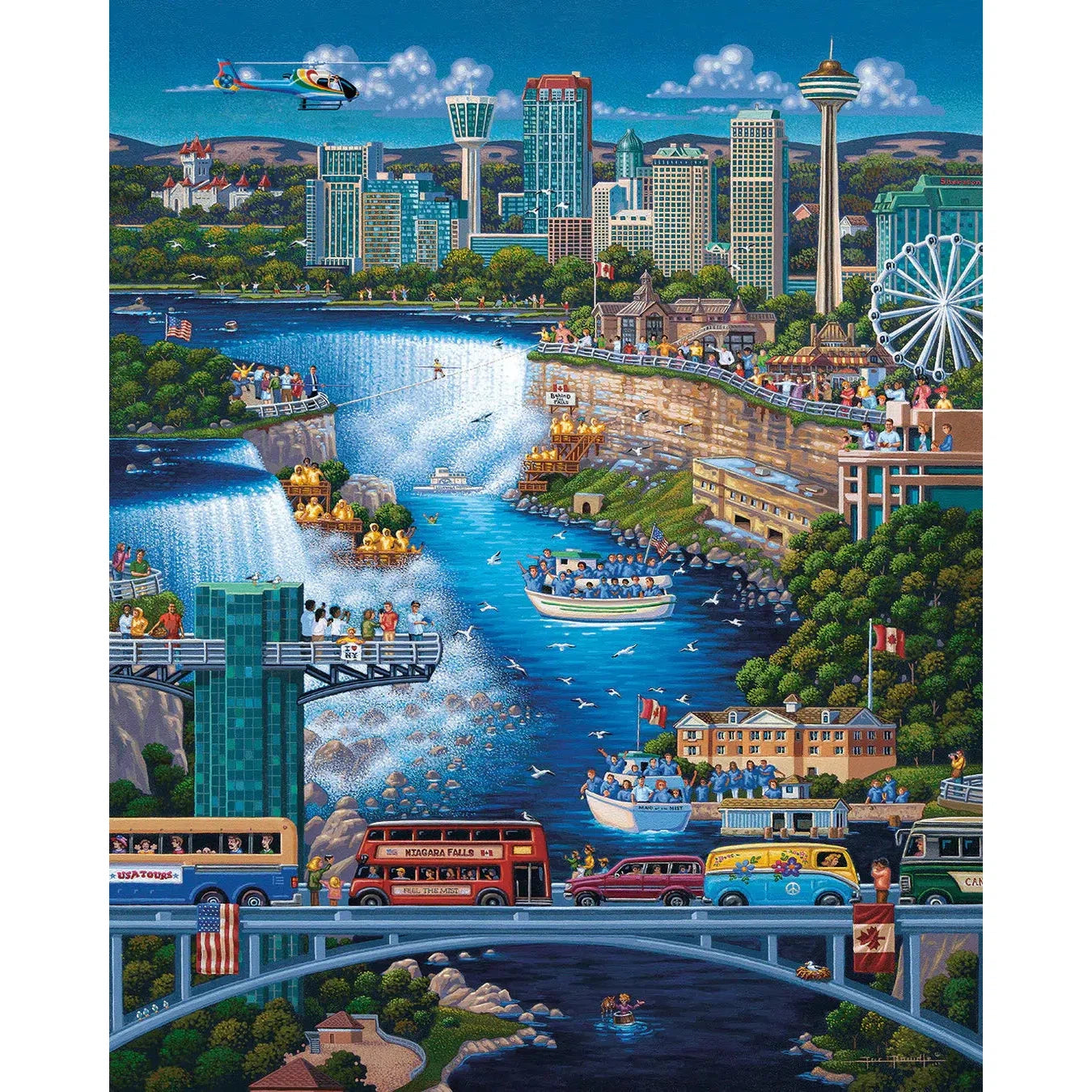 Niagara Falls 210 Piece Jigsaw Puzzle Dowdle