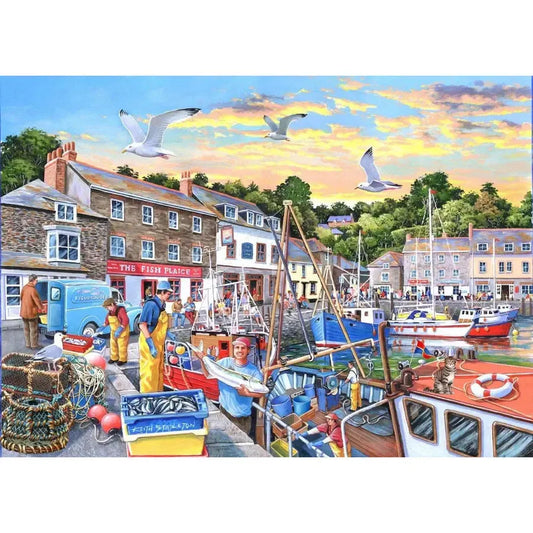 No.26 - Catch of the Day 1000 Piece Find the Difference Jigsaw Puzzle HOP