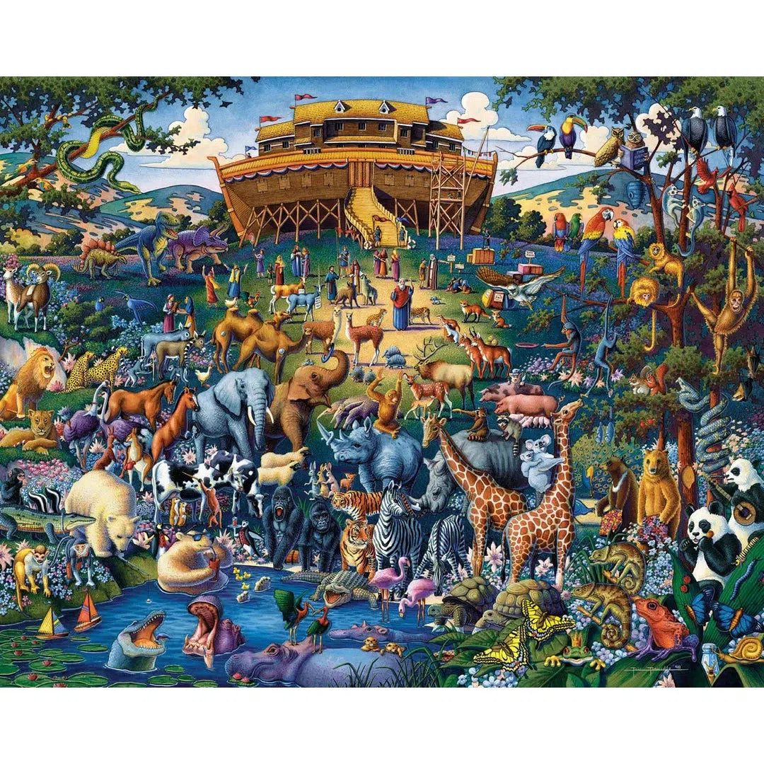 Noah's Ark 1000 Piece Jigsaw Puzzle Dowdle