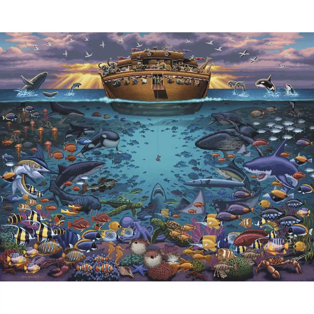 Noah's Ark Under the Sea 1000 Piece Jigsaw Puzzle Dowdle