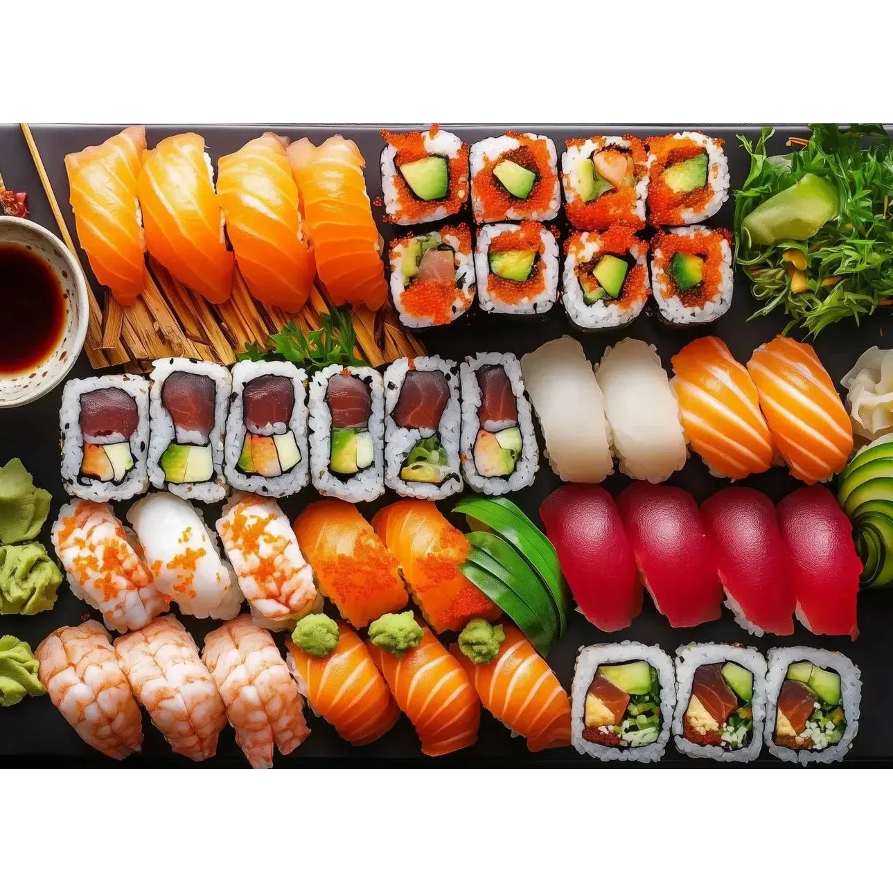 Nom Nom Nom Sushi 1000 Piece Jigsaw Puzzle Snappy