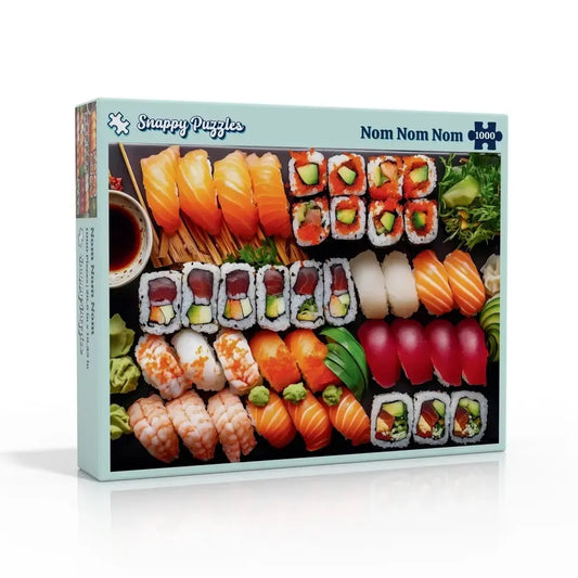 Nom Nom Nom Sushi 1000 Piece Jigsaw Puzzle Snappy
