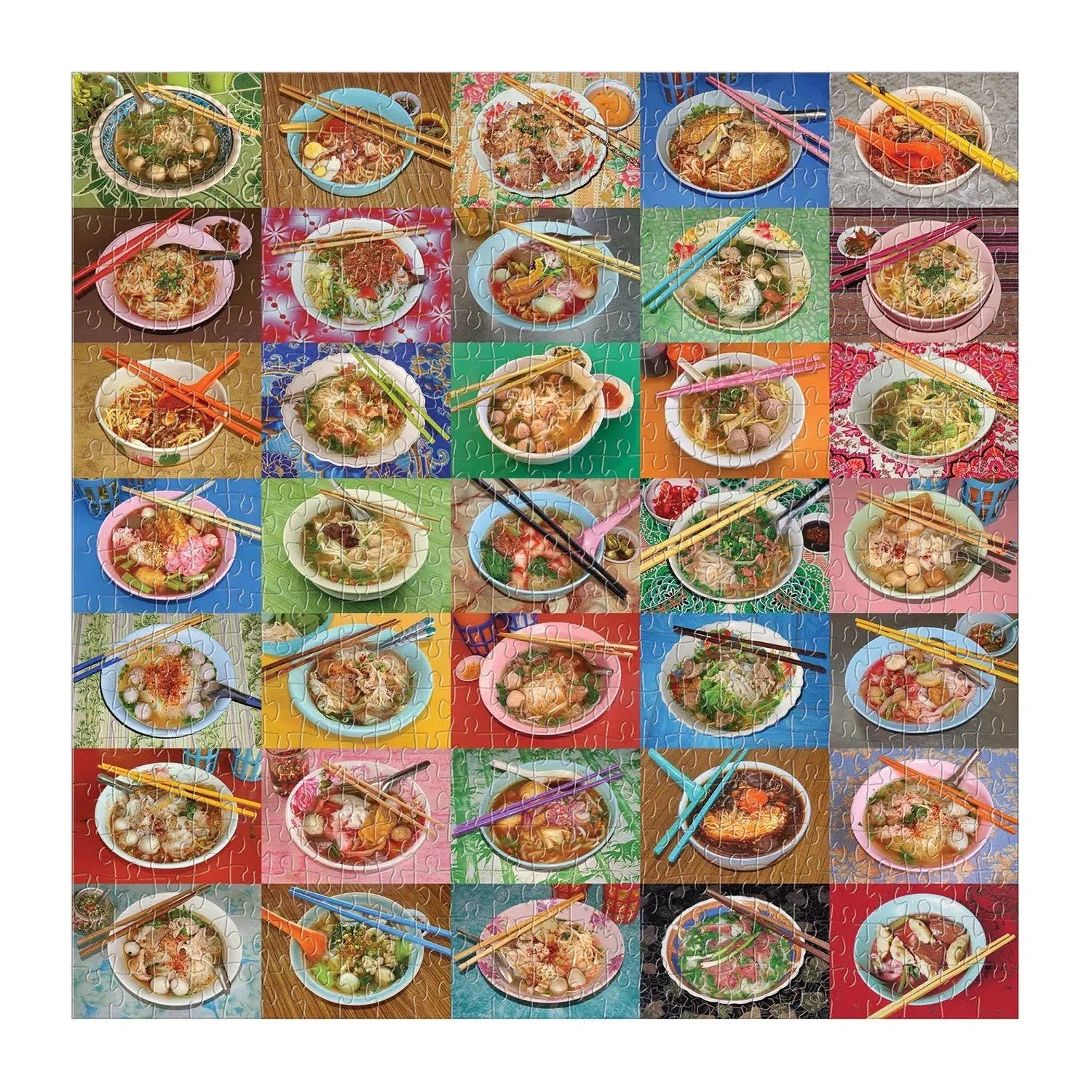 Noodles for Lunch 500 Piece Jigsaw Puzzle Galison