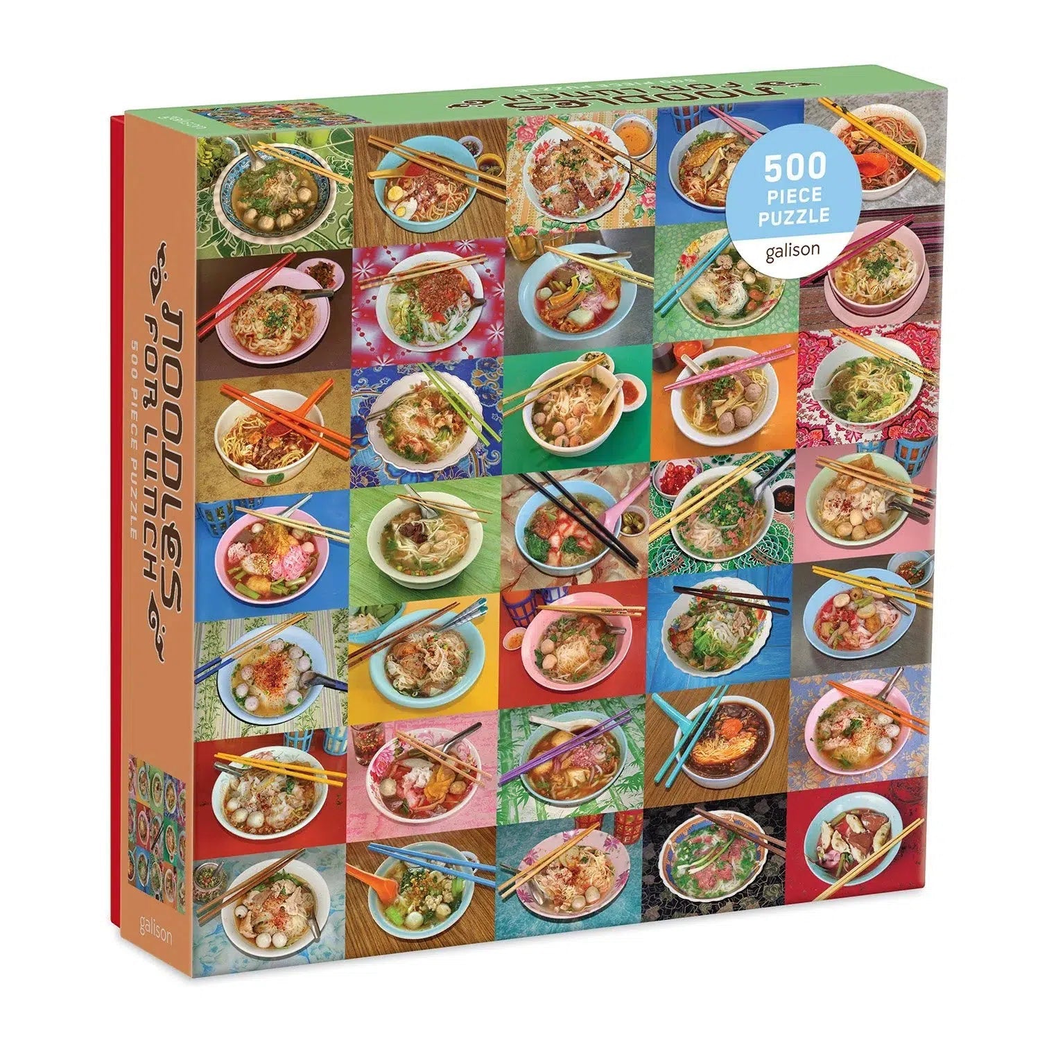 Noodles for Lunch 500 Piece Jigsaw Puzzle Galison