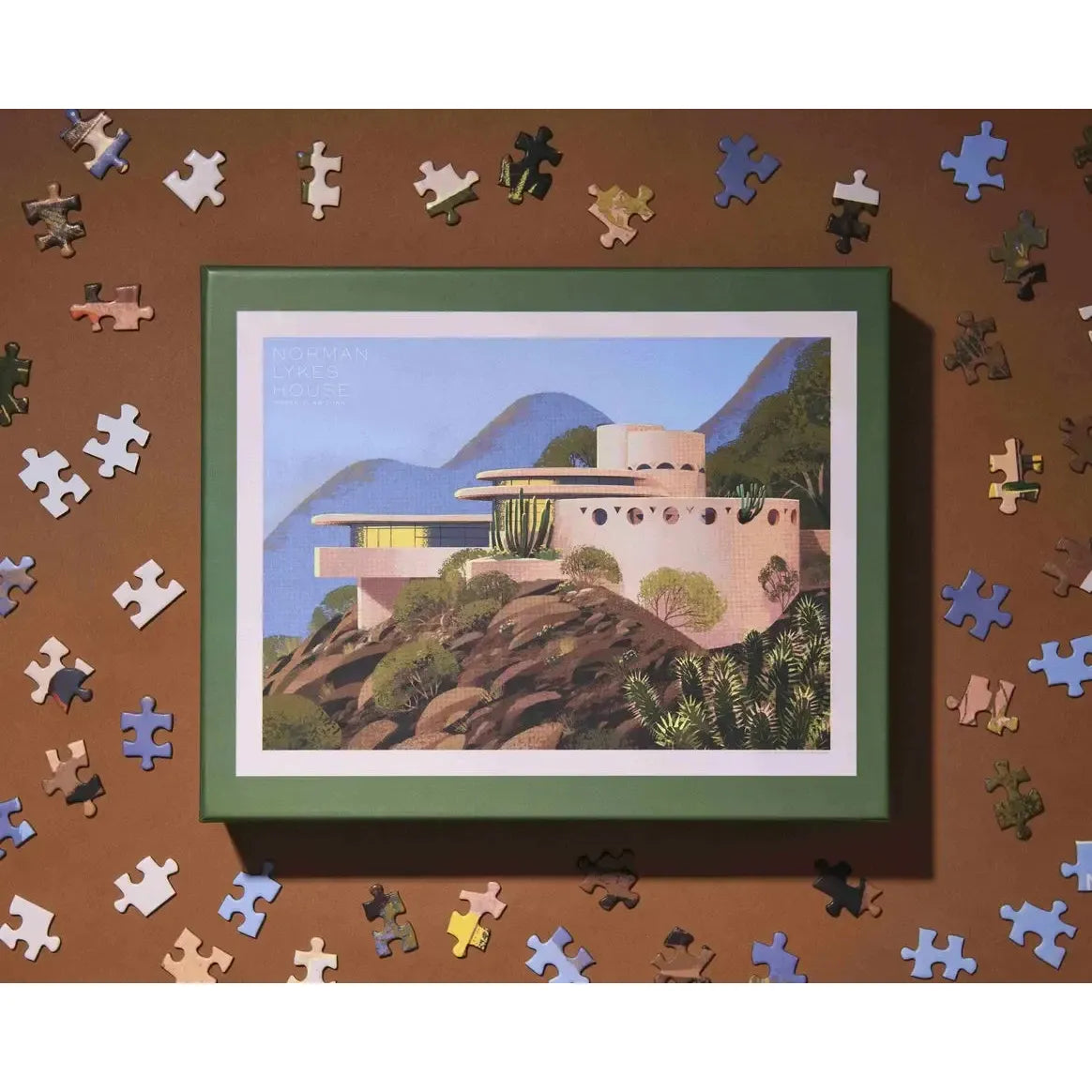 Norman Lykes House FLR 1000 Piece Jigsaw Puzzle Recess
