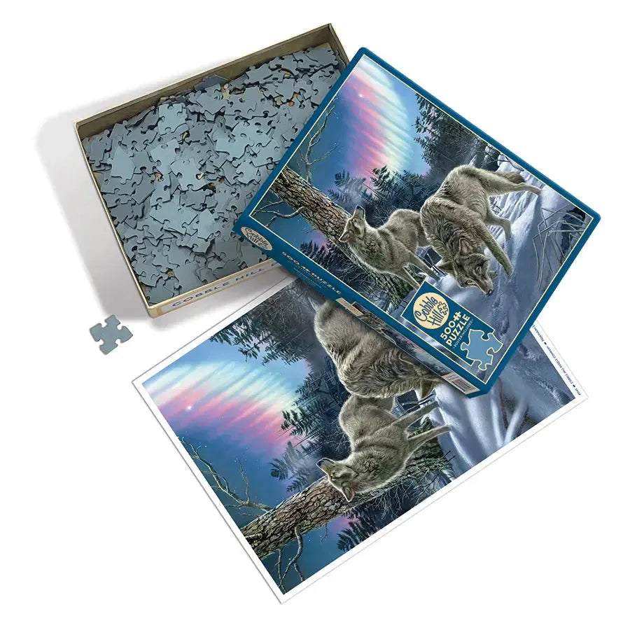 Northern Lights 500 Piece Jigsaw Puzzle Cobble Hill