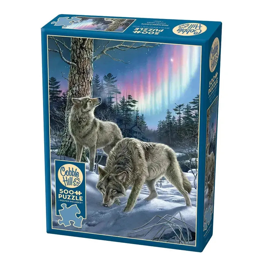 Northern Lights 500 Piece Jigsaw Puzzle Cobble Hill