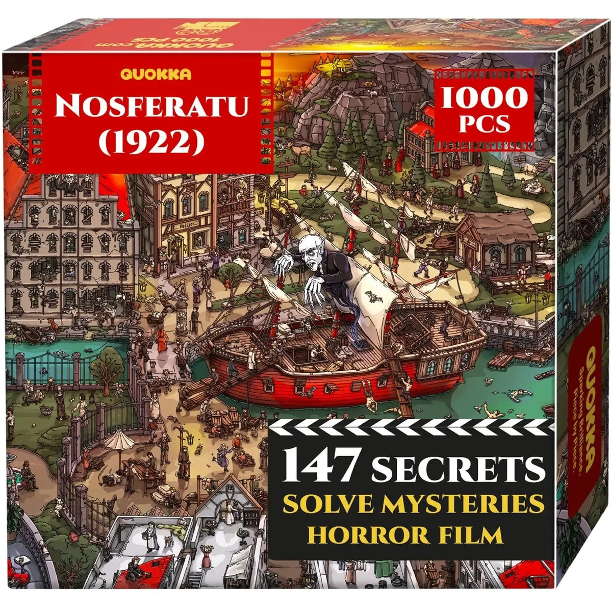 Nosferatu 1922 Mystery 1000 Piece Jigsaw Puzzle Quokka