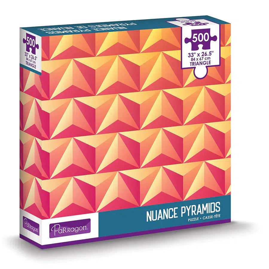 Nuance Pyramids 500 Piece Triangular Jigsaw Puzzle Parragon