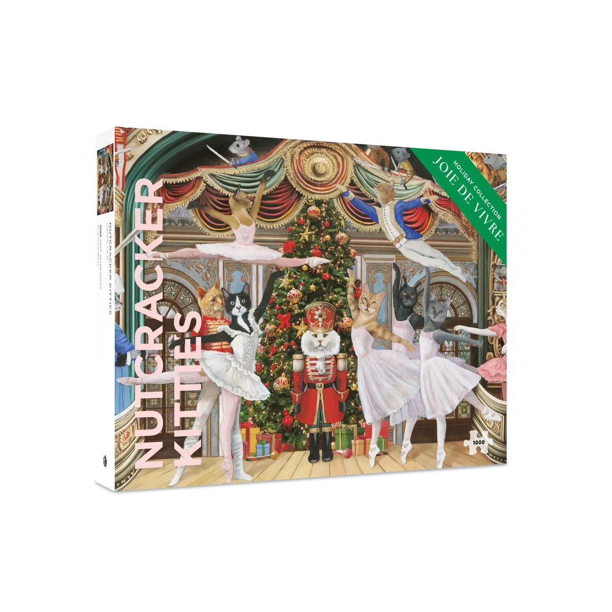 Nutcracker Kitties by Carol Lew 1000 Piece Jigsaw Puzzle Pomegranate