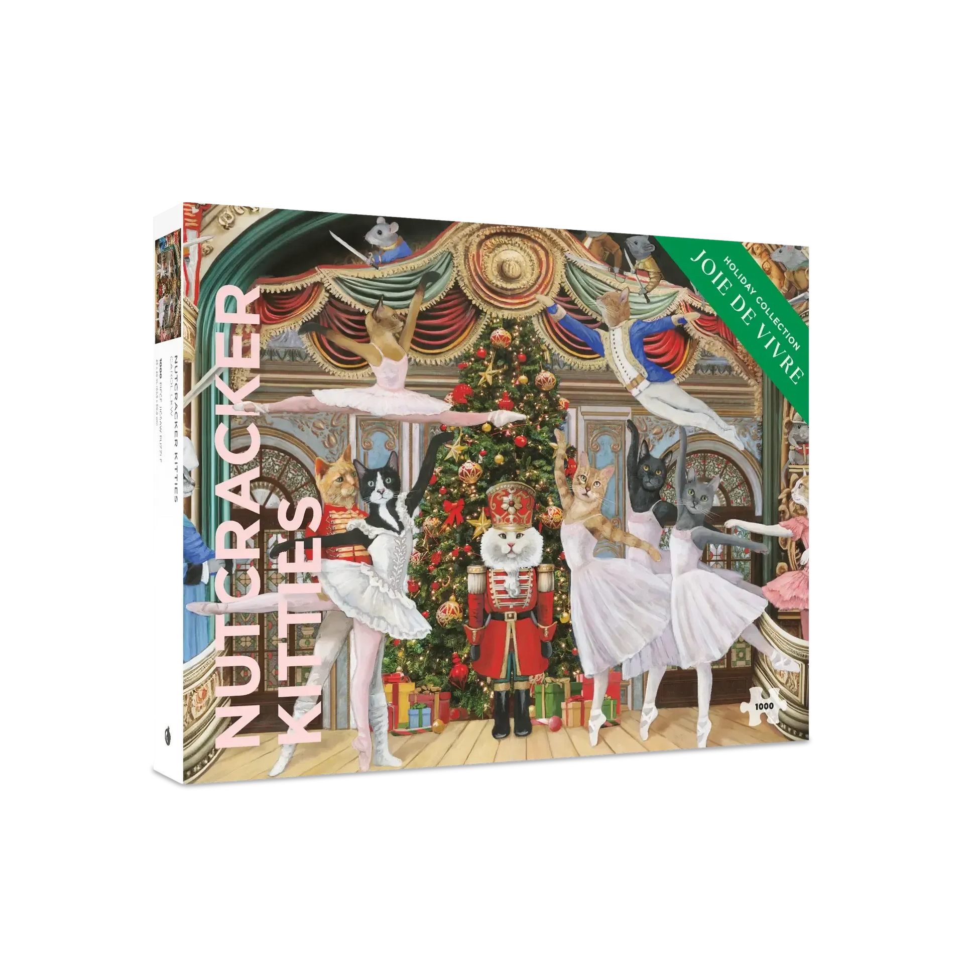 Nutcracker Kitties by Carol Lew 1000 Piece Jigsaw Puzzle Pomegranate