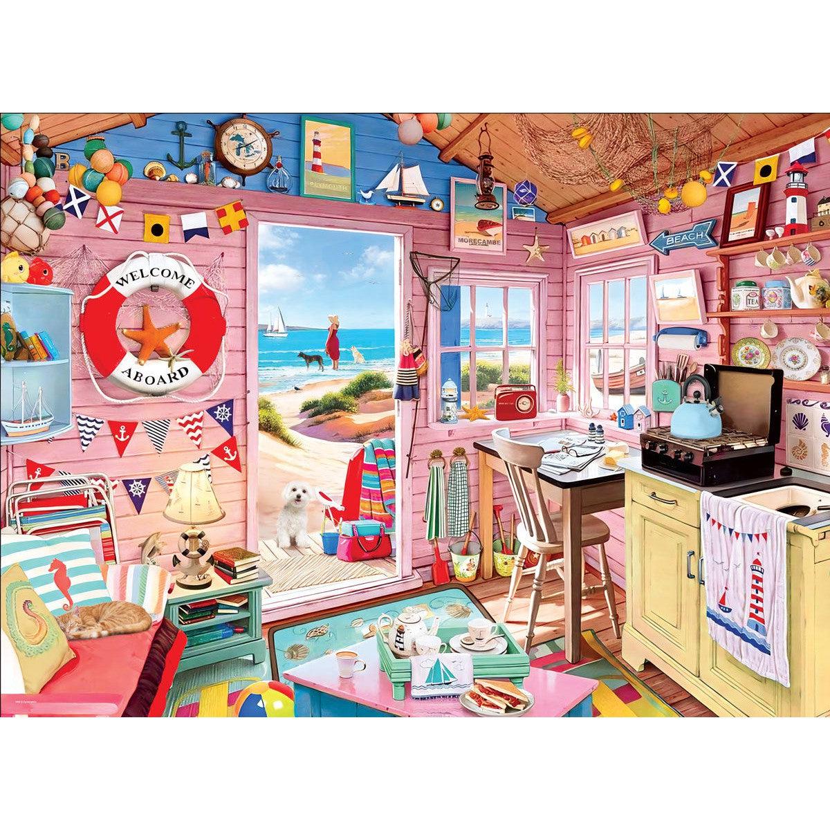 Ocean Cottage 1000 Piece Jigsaw Puzzle Eurographics