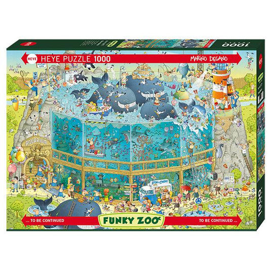 Ocean Habitat Funky Zoo 1000 Piece Jigsaw Puzzle Heye