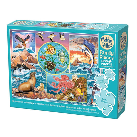 Ocean Magic 350 Piece Family Jigsaw Puzzle Cobble Hill