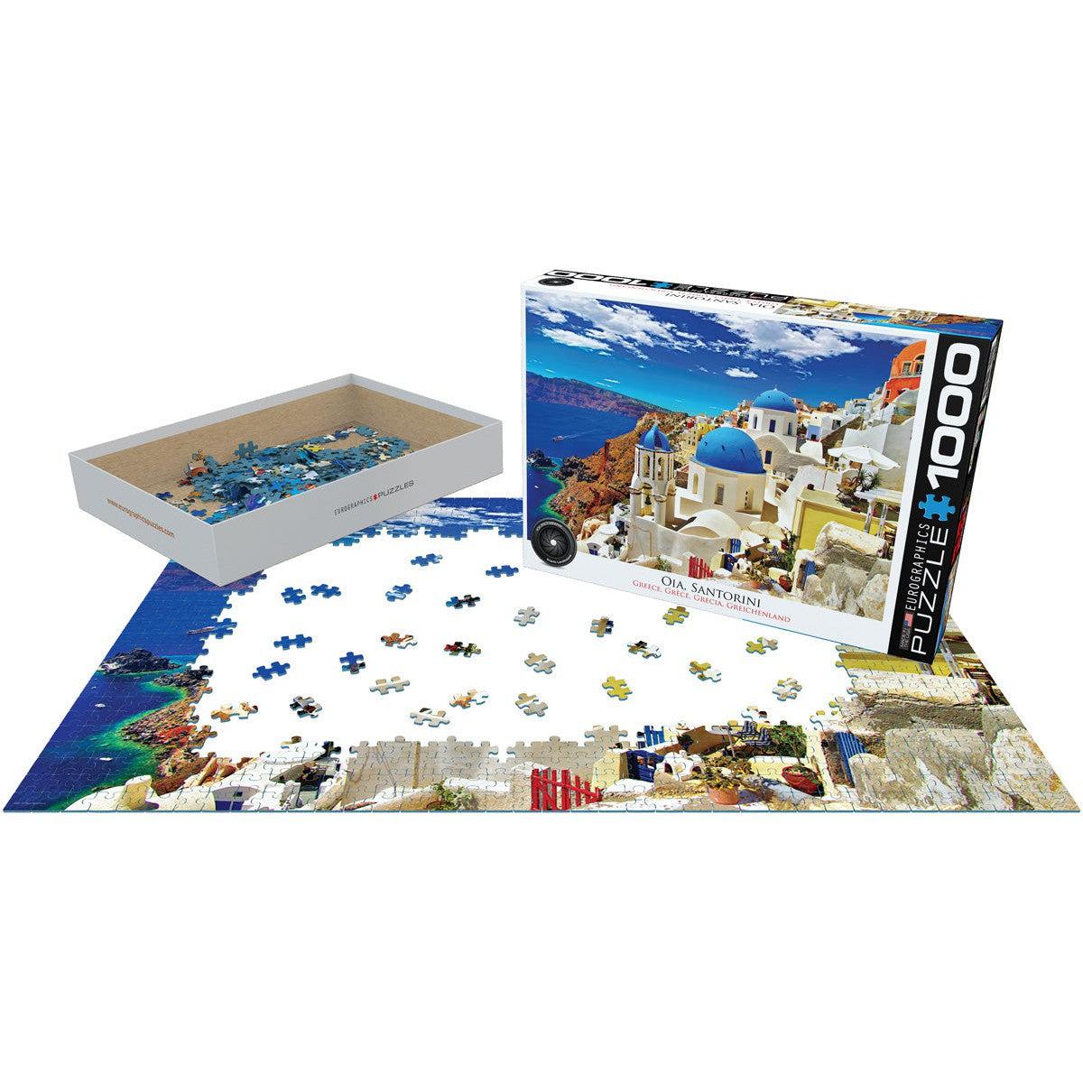 Oia Santorini Greece 1000 Piece Jigsaw Puzzle Eurographics