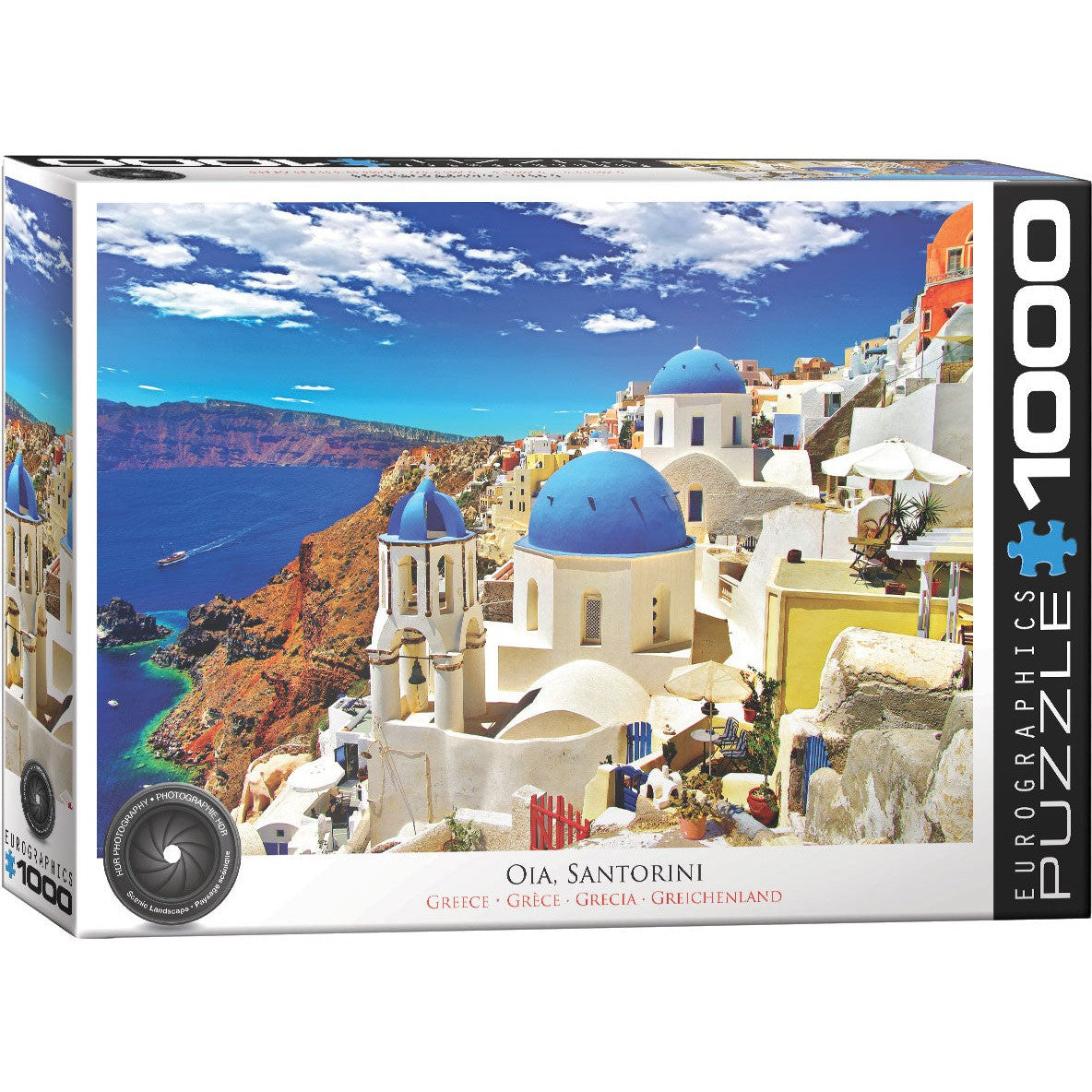 Oia Santorini Greece 1000 Piece Jigsaw Puzzle Eurographics