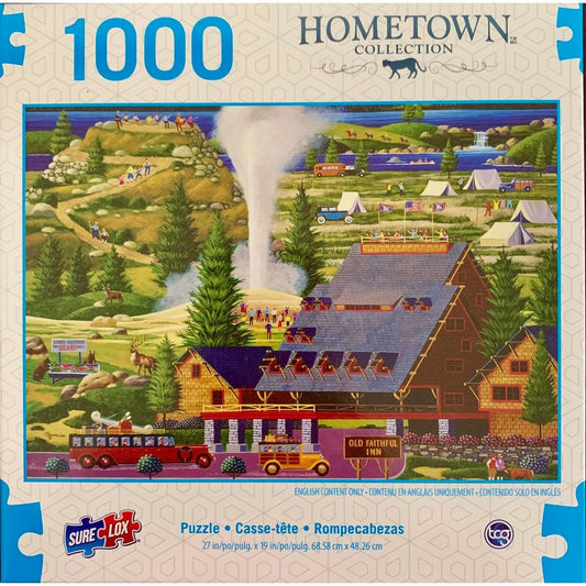 Old Faithful Hometown Collection 1000 Piece Jigsaw Puzzle Sure Lox