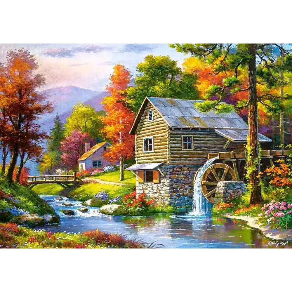 Old Sutter's Mill 500 Piece Jigsaw Puzzle Castorland
