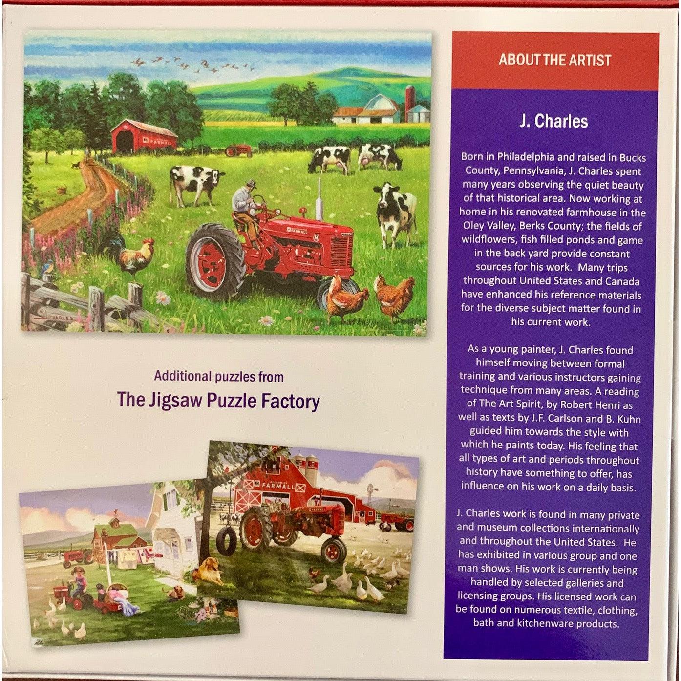 On the Farm McCormick Farmall 1000 Piece Jigsaw Puzzle Leap Year