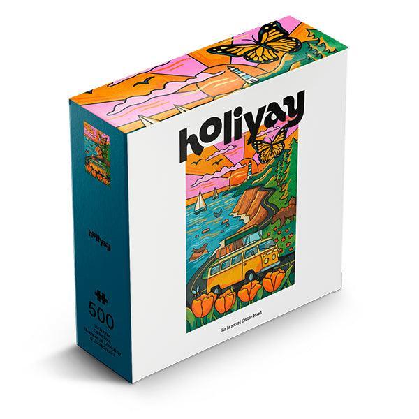 On the Road 500 Piece Jigsaw Puzzle Holiyay