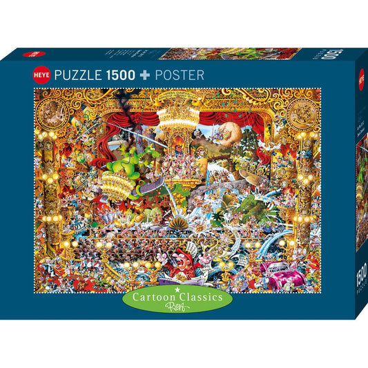 Opera Chaotica Cartoon Classics 1500 Piece Jigsaw Puzzle Heye