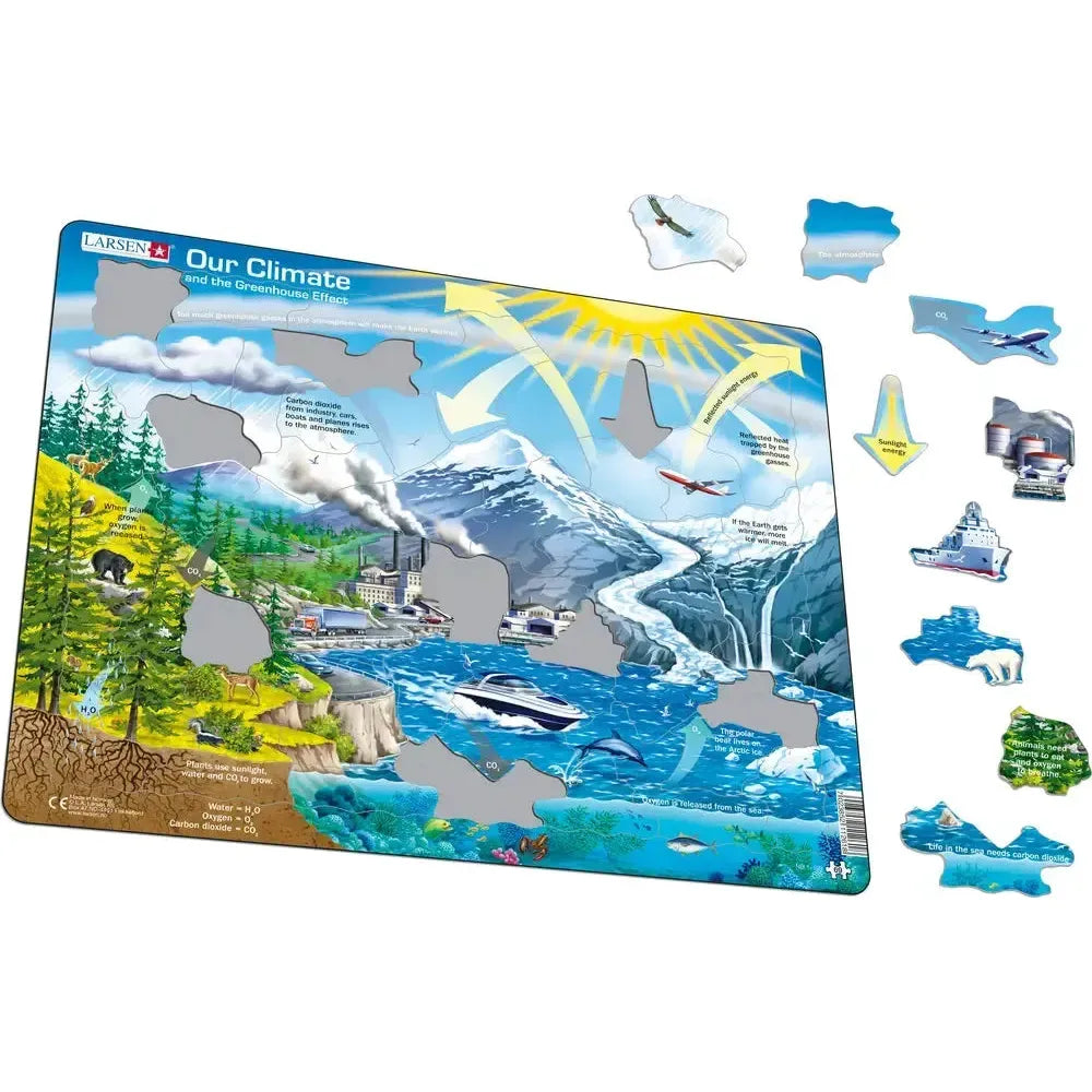 Our Climate & the Greenhouse Effect 69 Piece Tray Jigsaw Puzzle Larsen