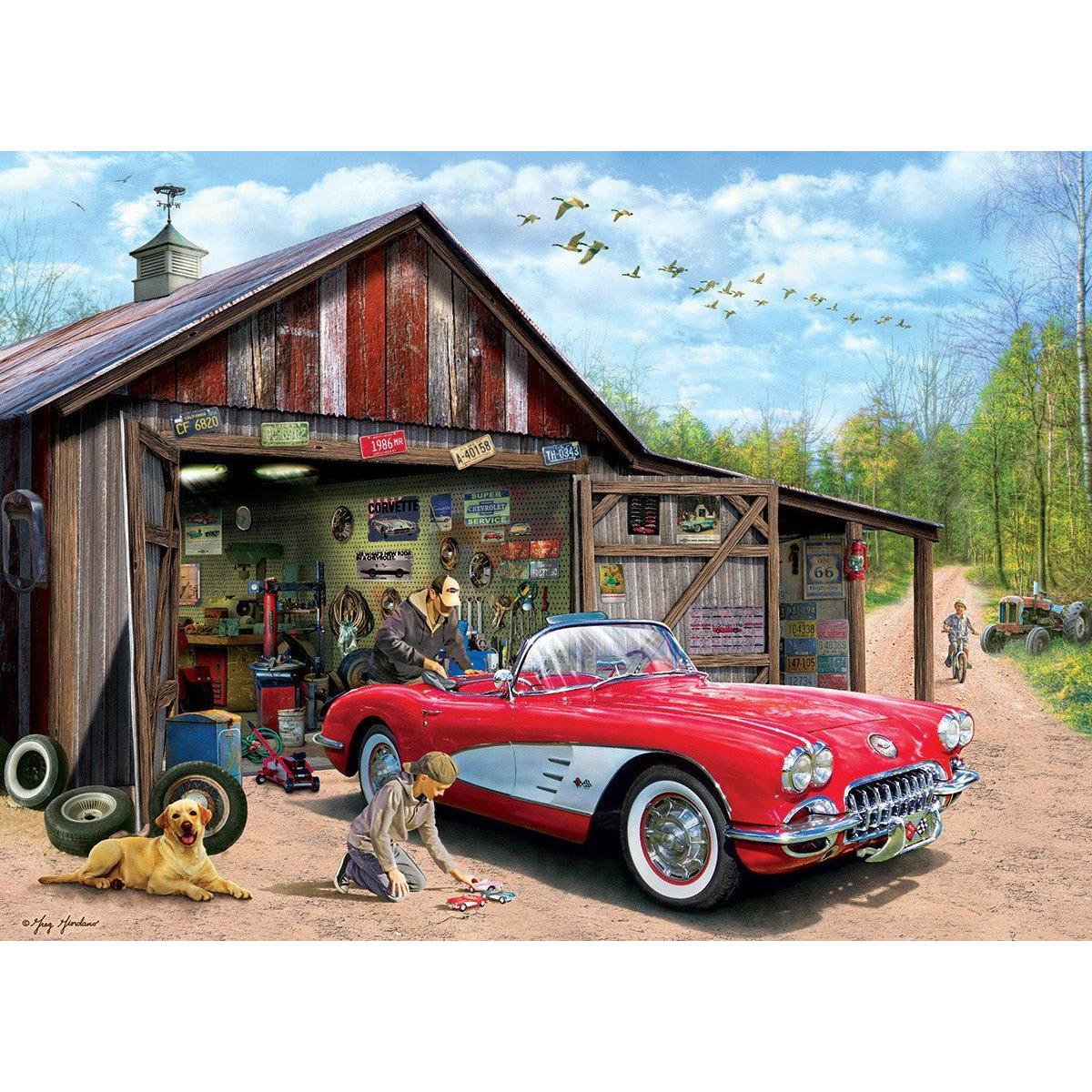 Out of Storage Corvette 1000 Piece Jigsaw Puzzle Eurographics