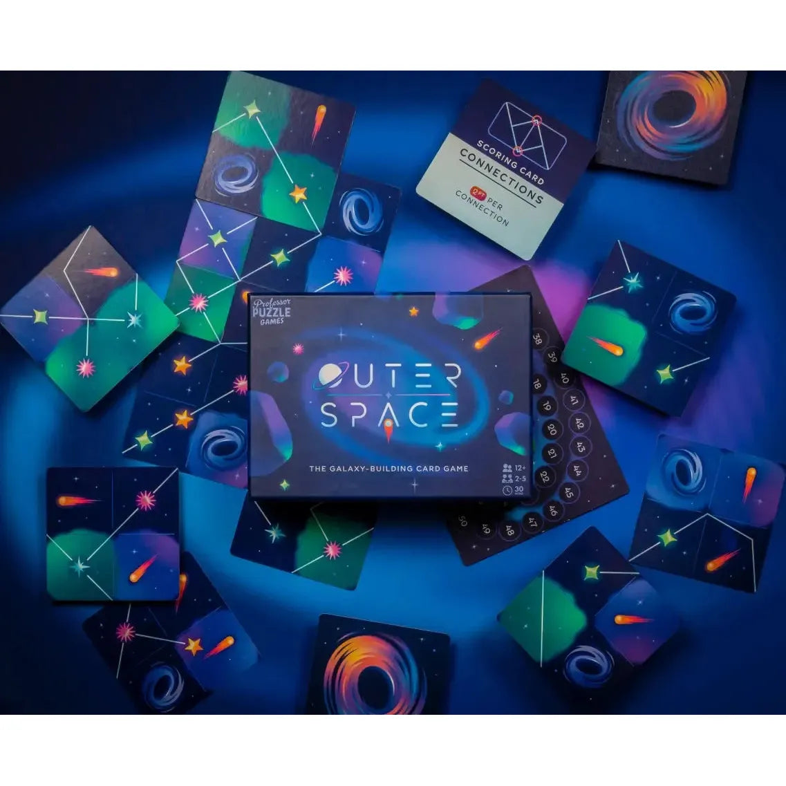 Outer Space - Strategic Galaxy Building Card Game - Professor Puzzle