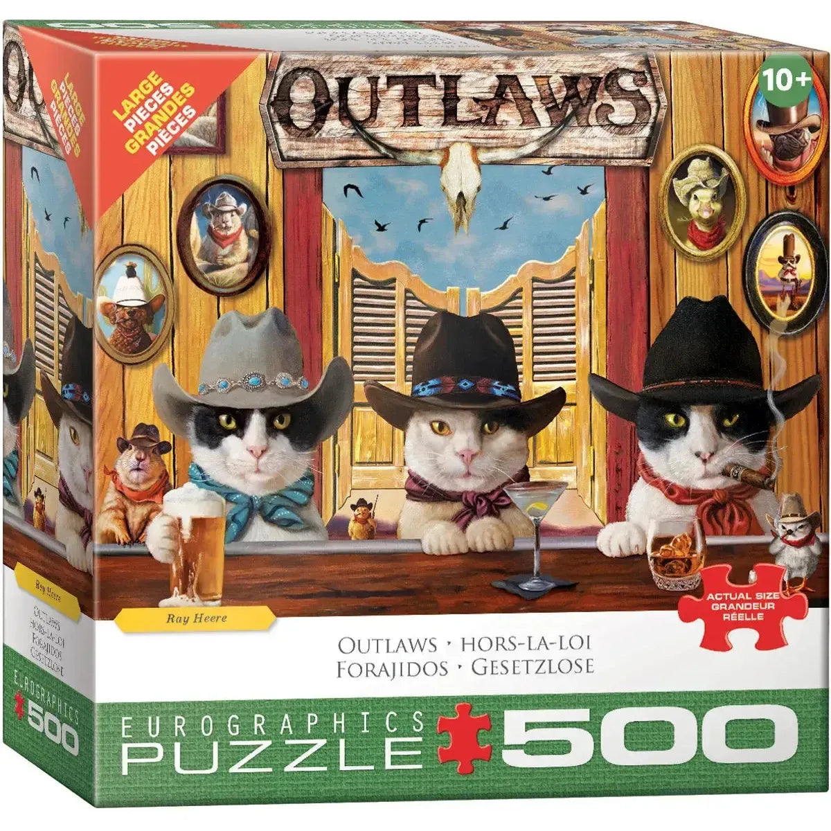 Outlaws 500 Piece Jigsaw Puzzle Eurographics